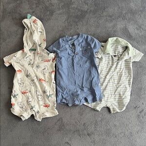 Carter's Rompers Set of Three (18months)